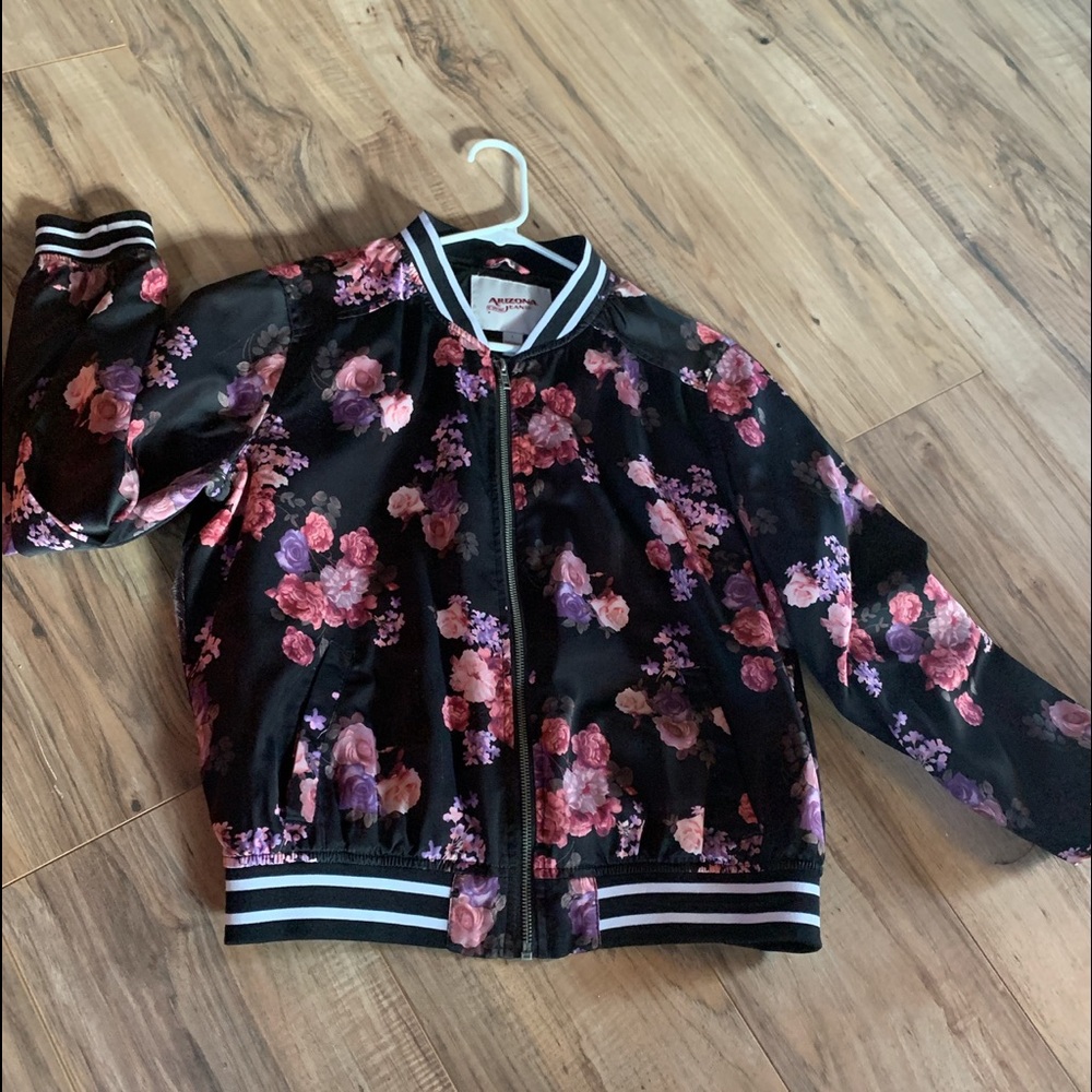 Floral Bomber Jacket